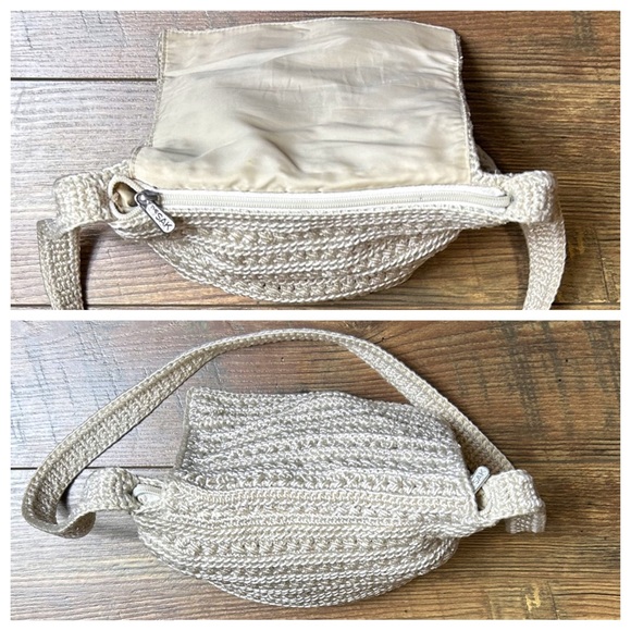 The Sak X Elliott Lucca Crochet Flap Hobo Bag - Picture 4 of 11